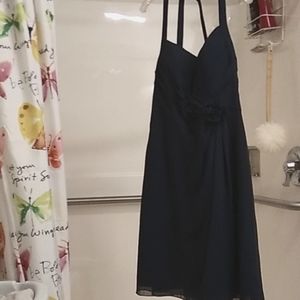 Bill Levkoff Navy Formal Dress   (12)